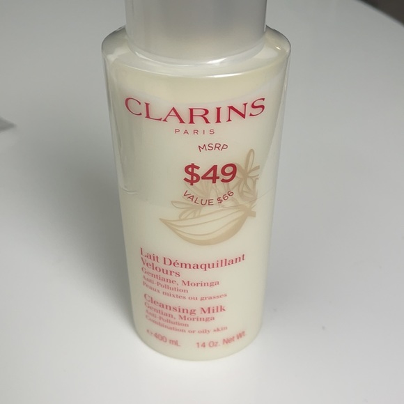 Clarins Paris Cleansing Milk gentian moringa
